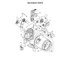 Kenmore 110C62442511 bulkhead parts diagram