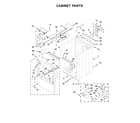 Kenmore 11078133414 cabinet parts diagram