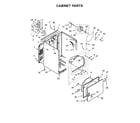 Kenmore 110C67132411 cabinet parts diagram