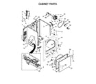 Kenmore 110C72442512 cabinet parts diagram