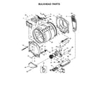 Kenmore 110C68132410 bulkhead parts diagram