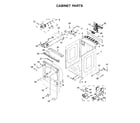 Kenmore 110C61633610 cabinet parts diagram