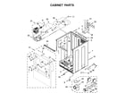 Kenmore 110C68132413 cabinet parts diagram