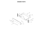 Kenmore 664C95123610 drawer parts diagram