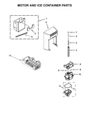 Motor and ice container parts