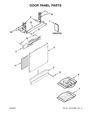 Door panel parts