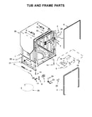 Tub and frame parts