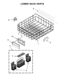 Lower rack parts