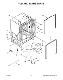 Tub and frame parts