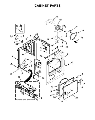 Cabinet parts