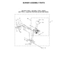Kenmore 11075212610 burner assembly parts diagram