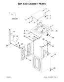 Top and cabinet parts