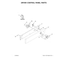 Kenmore 11081452710 dryer control panel parts diagram