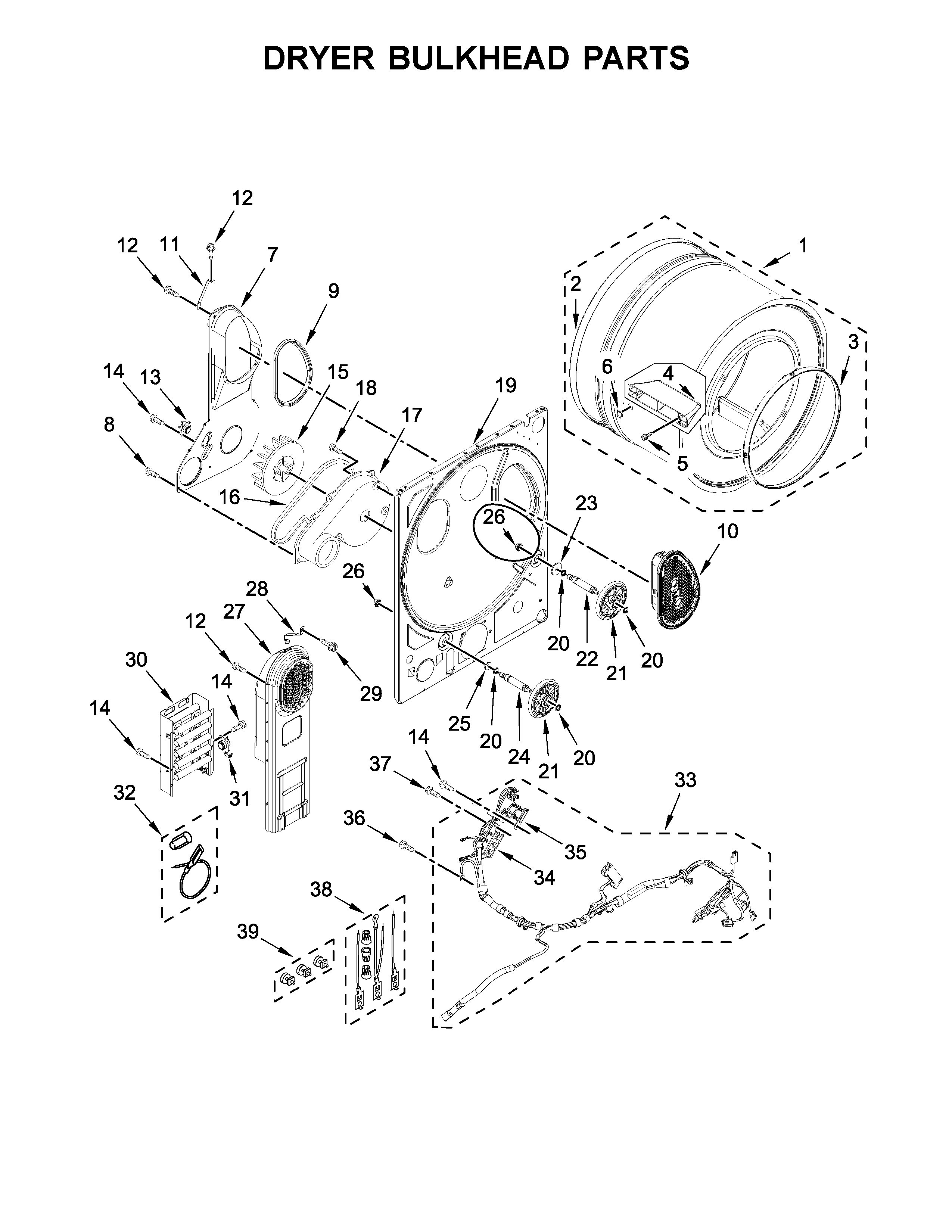 DRYER BULKHEAD PARTS