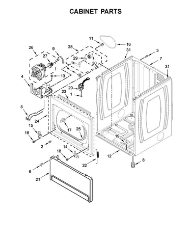 Cabinet parts