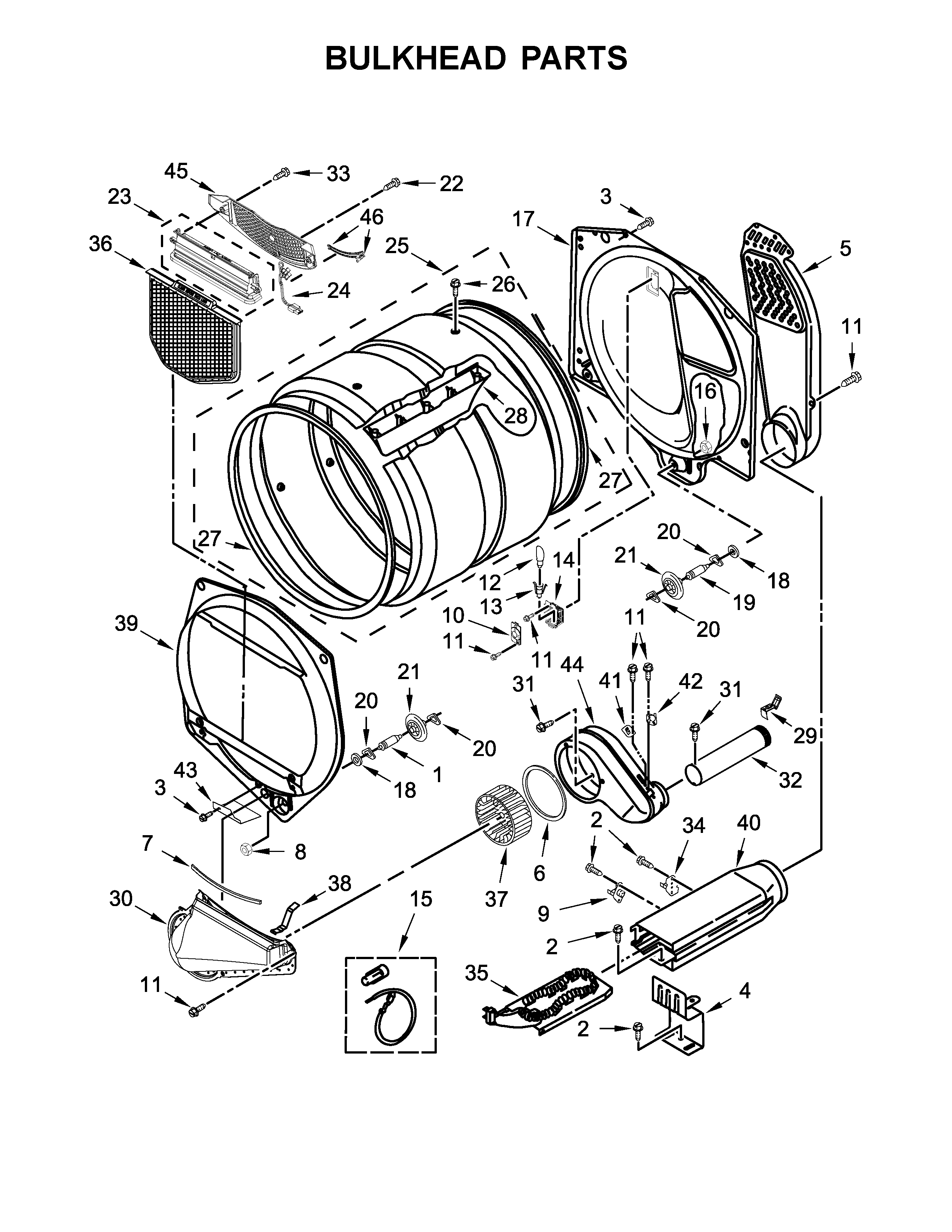 Bulkhead parts