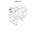Kenmore 11070372710 cabinet parts diagram