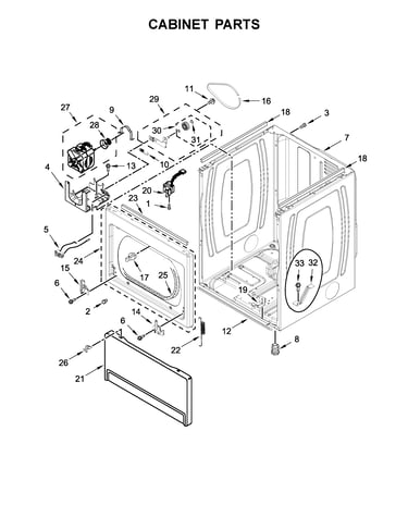 Cabinet parts
