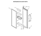 Kenmore 10651133213 refrigerator door parts diagram