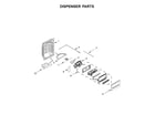 Kenmore 10651133213 dispenser parts diagram