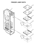 Freezer liner parts