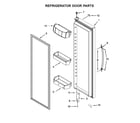 Kenmore 10651764511 refrigerator door parts diagram