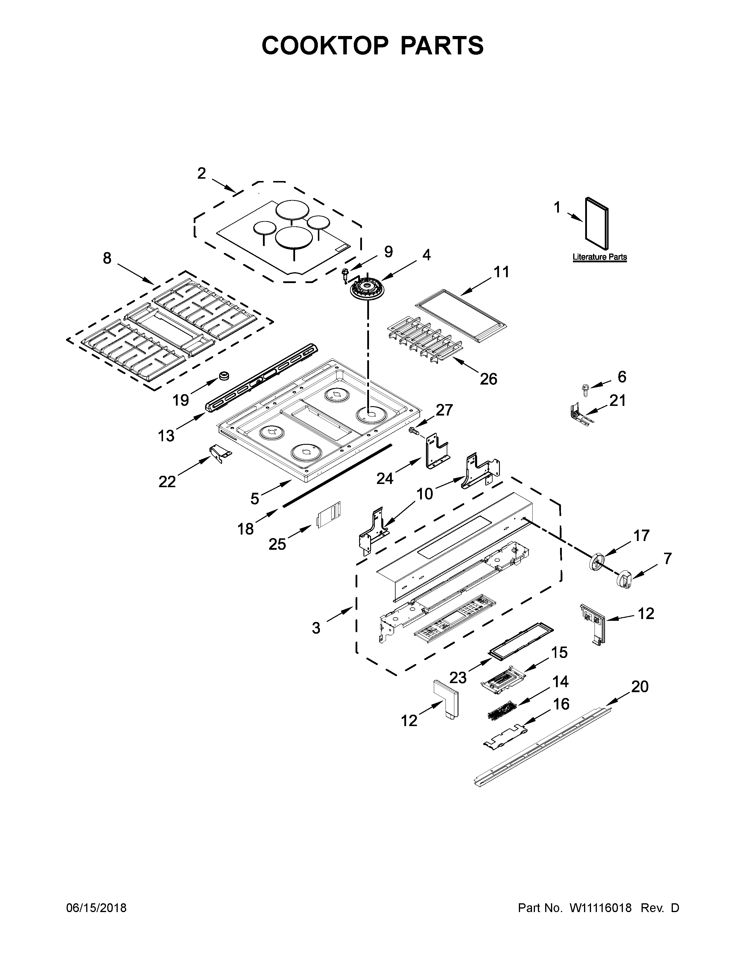 Official Kenmore Elite 66442783710 range parts | Sears PartsDirect