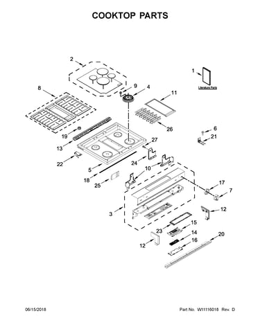 Cooktop parts