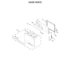 Kenmore Elite 66442783710 door parts diagram