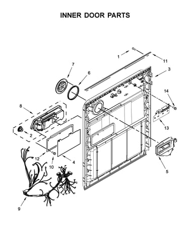 Inner door parts