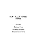 Optional parts (not included)