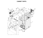 Kenmore 11068132410 cabinet parts diagram