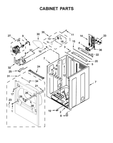 Cabinet parts