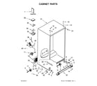 Kenmore 10651769512 cabinet parts diagram