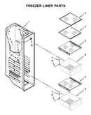Freezer liner parts