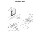 Kenmore 10651769512 dispenser parts diagram
