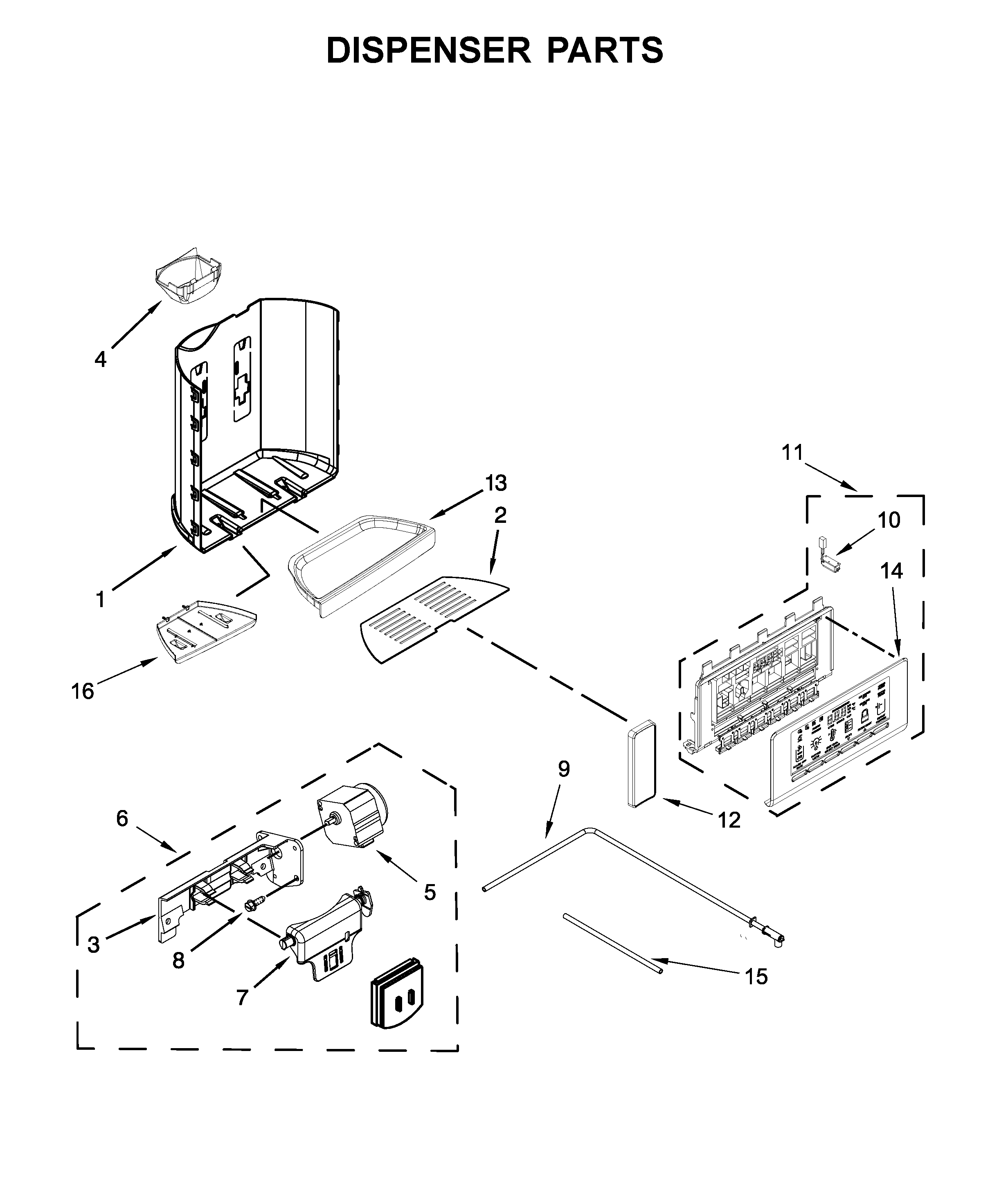 Dispenser parts
