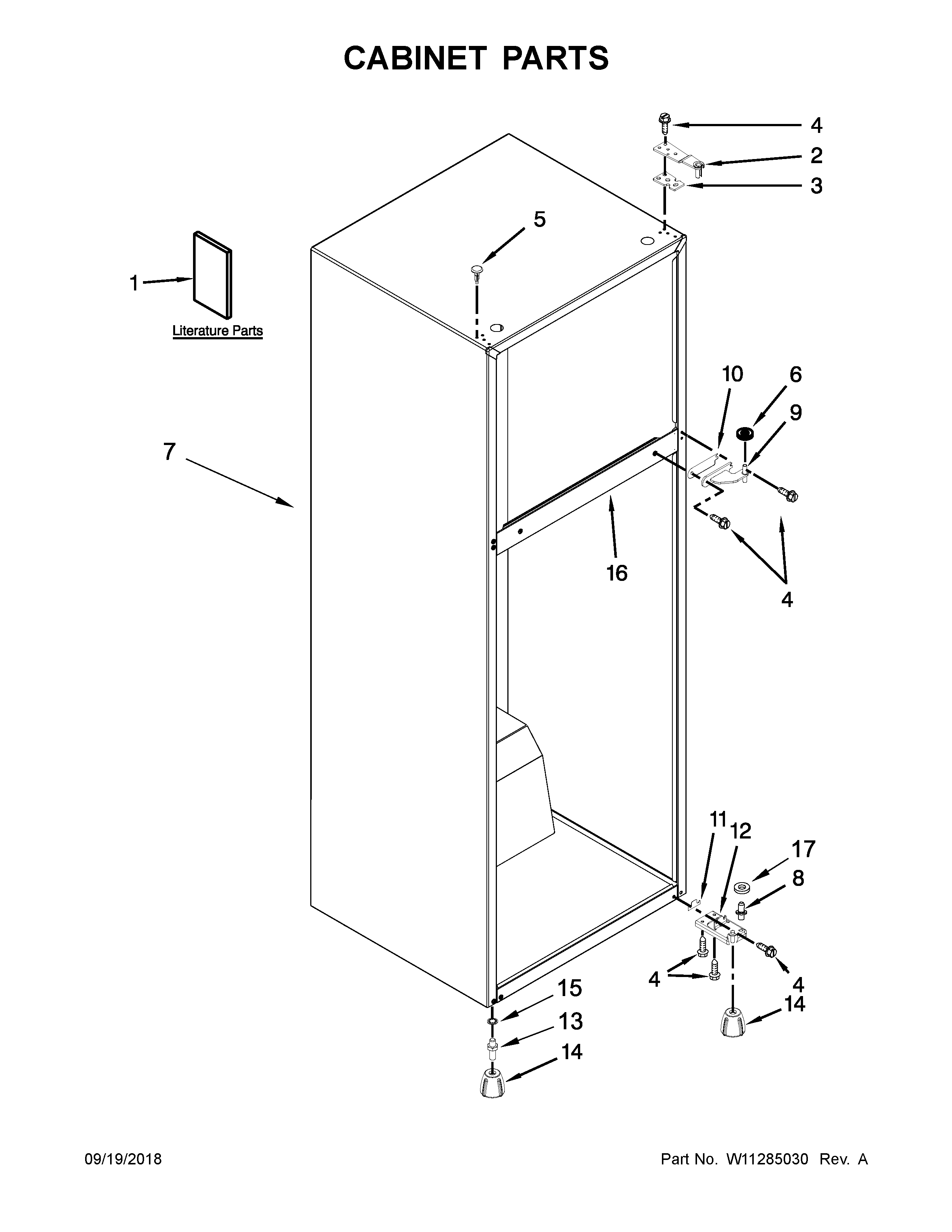 CABINET PARTS