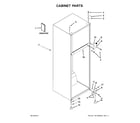 Kenmore 10676399414 cabinet parts diagram