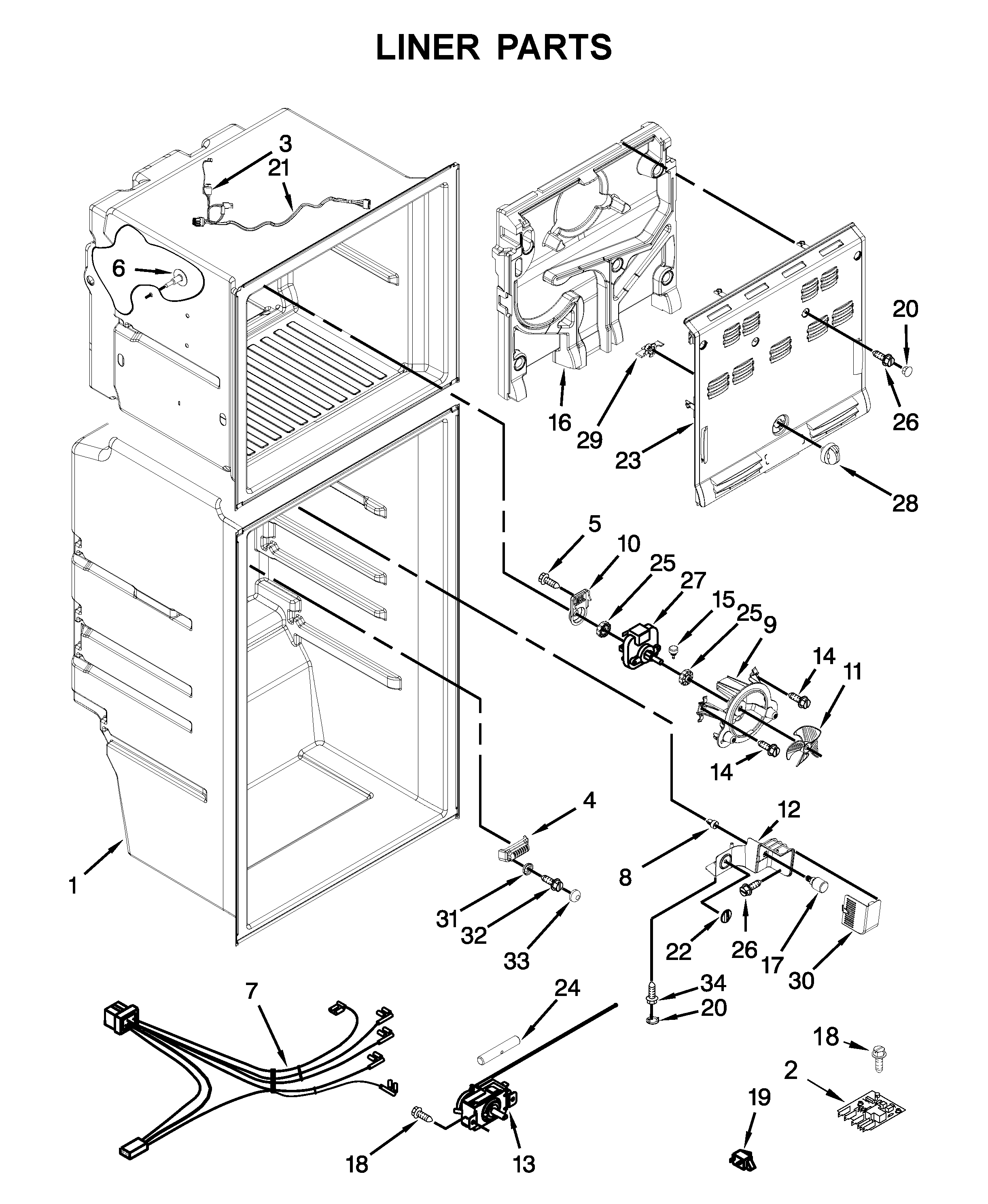 Liner parts