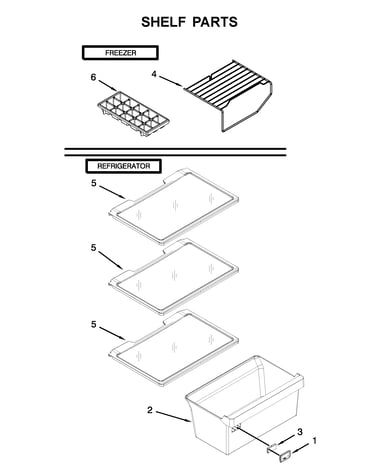 Shelf parts