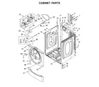Kenmore 11081932511 cabinet parts diagram