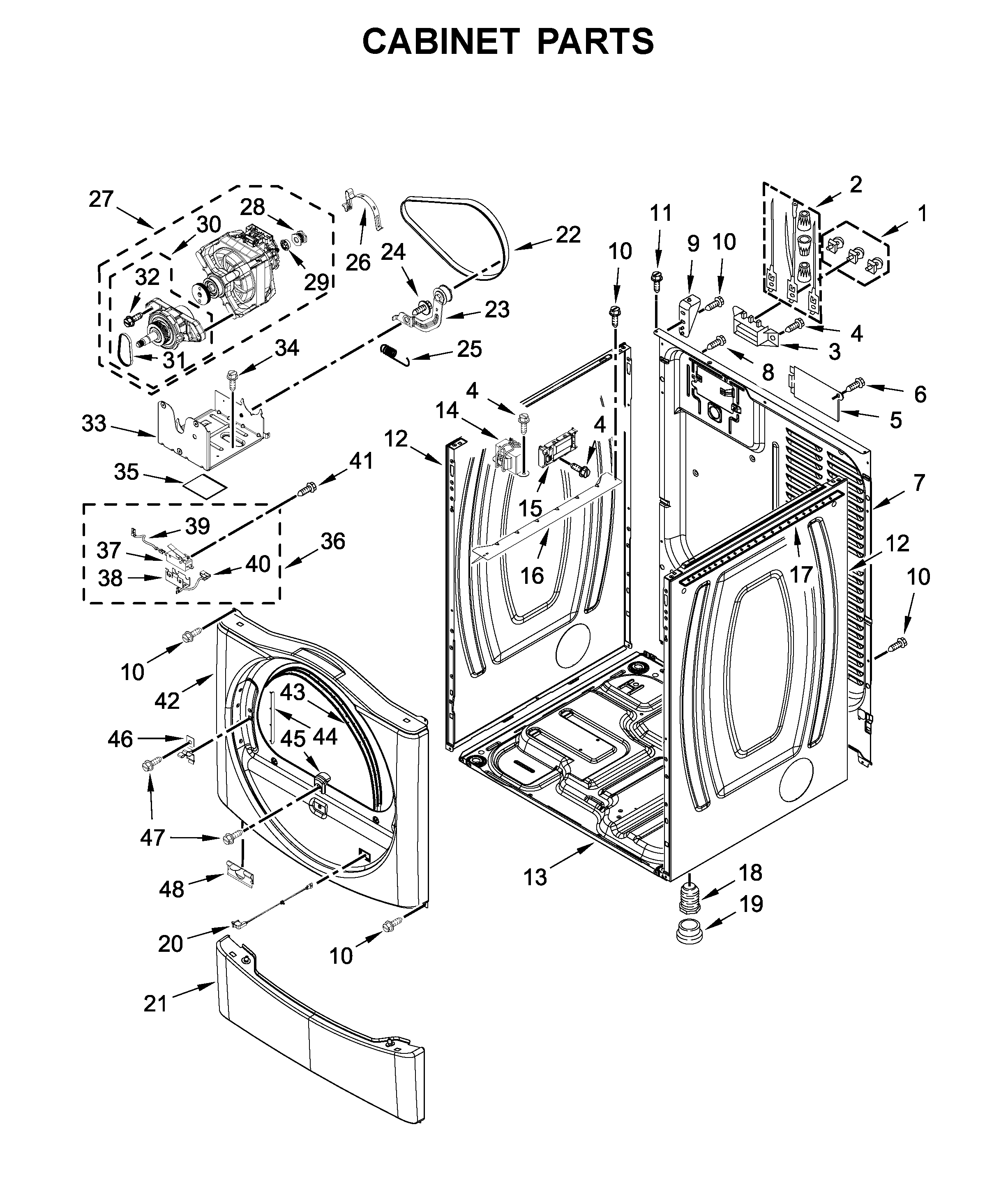 Cabinet parts