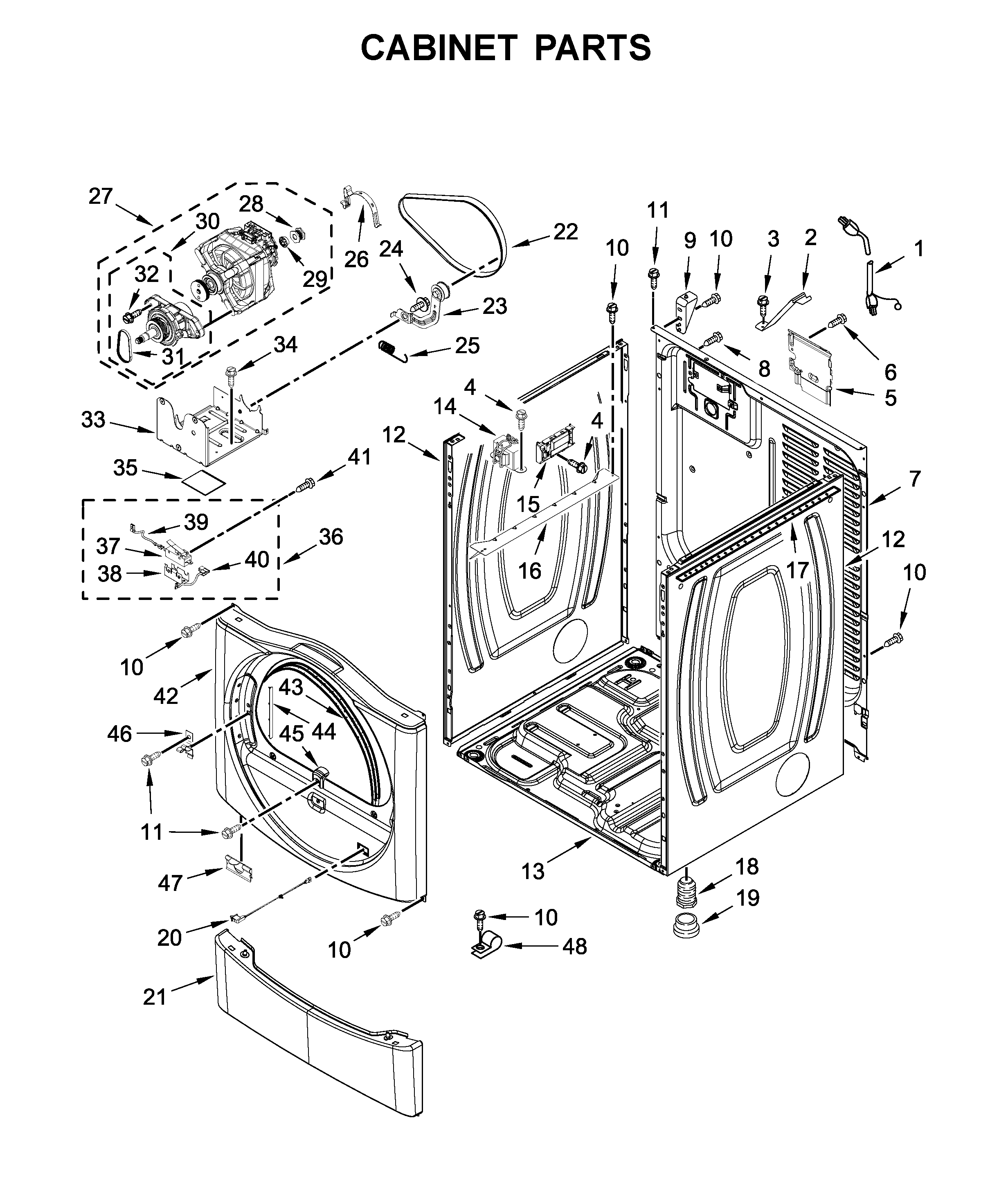 Cabinet parts