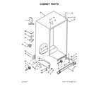 Kenmore 1064651783413 cabinet parts diagram