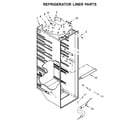 Kenmore 10651783413 refrigerator liner parts diagram
