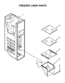 Freezer liner parts