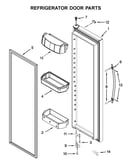 Refrigerator door parts