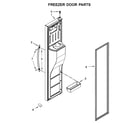 Kenmore 10651783413 freezer door parts diagram