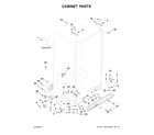 Kenmore 10651724410 cabinet parts diagram